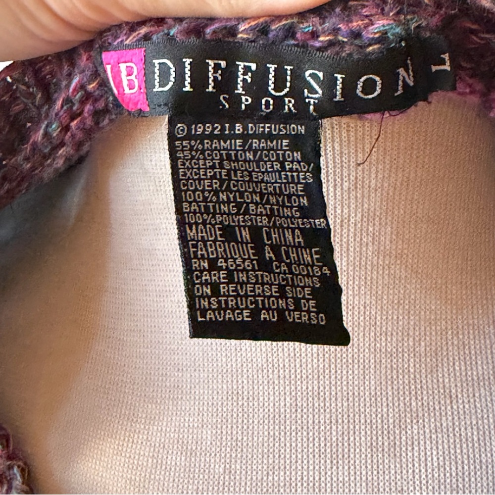 90s chunky Cosby sweater patchwork - image 8